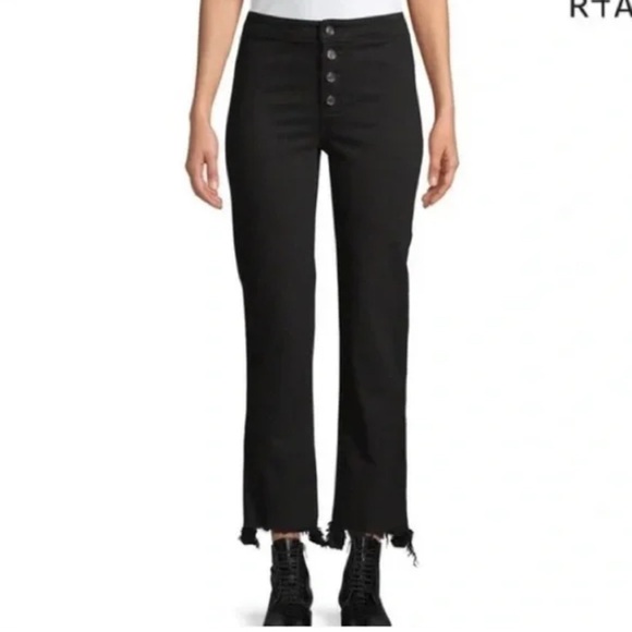 RTA Max High-Rise Button-Front Jeans - Picture 1 of 3